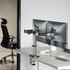 ACT AC8336 | Verstelbare Monitor-bureaubeugel | Tot 32" | Max 9kg | VESA 100x100 | 2 Monitoren_
