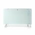 Nedis WIFIHTPL20FWT | Slimme Wi-Fi convectorkachel | 2000 W | Glazen frontpaneel | IP24 | Wit_