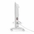 Nedis WIFIHTPL20FWT | Slimme Wi-Fi convectorkachel | 2000 W | Glazen frontpaneel | IP24 | Wit_