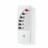 Nedis WIFIHTPL20FWT | Slimme Wi-Fi convectorkachel | 2000 W | Glazen frontpaneel | IP24 | Wit_