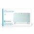 Nedis WIFIHTPL20FWT | Slimme Wi-Fi convectorkachel | 2000 W | Glazen frontpaneel | IP24 | Wit_