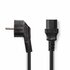 Nedis CEGP10000BK50 | 5 m Stroomkabel | Type F (CEE 7/7) Male naar IEC C13 | Zwart | 10A / 250V | PVC_