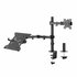 ACT AC8305 notebookstandaard Notebook & monitorarm Zwart 39,6 cm (15.6")_