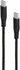 Mobiparts USB-C to USB-C Braided Cable 2A 1m Black (Bulk)_