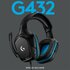 Logitech G432 | Bedrade Over-ear Gaming Headset 3.5mm Connector | 7.1 Surround | Zwart/Blauw_