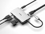 D-Link DUB-M610 notebook dock & poortreplicator Bedraad USB 3.2 Gen 1 (3.1 Gen 1) Type-C Aluminium, Zwart_