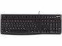 Logitech K120 Corded Keyboard toetsenbord USB QWERTZ Duits Zwart_