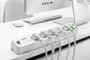 APC Stekkerdoos met overspanningsbeveiliging 5x stopcontact + 2x USB_