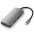Sharkoon DUB-CMPA | Multiport Adapter | USB-C 3.2 Gen 1 | Grijs_