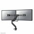 Neomounts Newstar DS75-450BL2 | In Hoogte Verstelbare Monitor-bureaubeugel | Tot 32" | Max 8kg | VESA 100x100 | 2 Monitoren_
