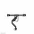 Neomounts Newstar DS75-450BL2 | In Hoogte Verstelbare Monitor-bureaubeugel | Tot 32" | Max 8kg | VESA 100x100 | 2 Monitoren_