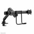 Neomounts Newstar DS75-450BL2 | In Hoogte Verstelbare Monitor-bureaubeugel | Tot 32" | Max 8kg | VESA 100x100 | 2 Monitoren_
