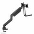 Neomounts Newstar DS75-450BL2 | In Hoogte Verstelbare Monitor-bureaubeugel | Tot 32" | Max 8kg | VESA 100x100 | 2 Monitoren_