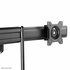 Neomounts Newstar DS75-450BL2 | In Hoogte Verstelbare Monitor-bureaubeugel | Tot 32" | Max 8kg | VESA 100x100 | 2 Monitoren_