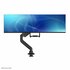 Neomounts Newstar DS75-450BL2 | In Hoogte Verstelbare Monitor-bureaubeugel | Tot 32" | Max 8kg | VESA 100x100 | 2 Monitoren_
