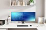 Neomounts Newstar DS75-450BL2 | In Hoogte Verstelbare Monitor-bureaubeugel | Tot 32" | Max 8kg | VESA 100x100 | 2 Monitoren_