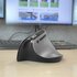 ACT AC5155 | Ergonomische Draadloze Muis | RF-Draadloos + Bluetooth | USB-A en USB-C Receiver | 2400 DPI | Zilver/Zwart_