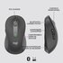 Logitech Signature M650 | Draadloze Muis | RF-Draadloos + Bluetooth | 1000 DPI | Grafiet_