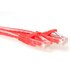 ACT Rode 0,25 meter UTP CAT6A patchkabel snagless met RJ45 connectoren_