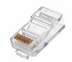 Gembird kabel-connector | RJ45 | 8P8C | Transparant | PLUG3UP6/10_