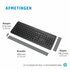 HP 230 draadloze muis- en toetsenbordcombo, Qwerty Wit/White_