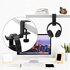MMOBIEL Koptelefoon Houder voor onder Bureau – Koptelefoon Standaard – Verstelbare Headset Stand – Headset Hanger – Hoofdtelefoon Headset Houde_