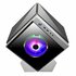 Azza Cube Case Mini 805 | Zilver_