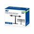 ACT AC8332 | In Hoogte Verstelbare Monitor-bureausteun | Tot 27" | Max 6kg | VESA 100x100 | 2 Monitoren_