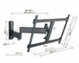 Vogel's Comfort TVM3645 | Draai- en kantelbare TV-beugel | 40"-77" | max 35kg | VESA 600x400_