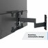 Vogel's Comfort TVM3665 | Draai- en kantelbare TV-beugel voor OLED | 40-77" | max 35kg | VESA 600x400_