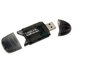 LogiLink Cardreader USB 2.0 Stick external for SD/MMC geheugenkaartlezer Zwart_