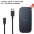 SanDisk Portable SSD | 1TB | USB-C 3.2 Gen 2 | 800 MB/s Lezen | 800 MB/s Schrijven | Zwart_