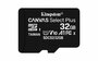 Kingston Canvas Select Plus | MicroSDHC | 32GB | Class 10 | UHS-I U1_